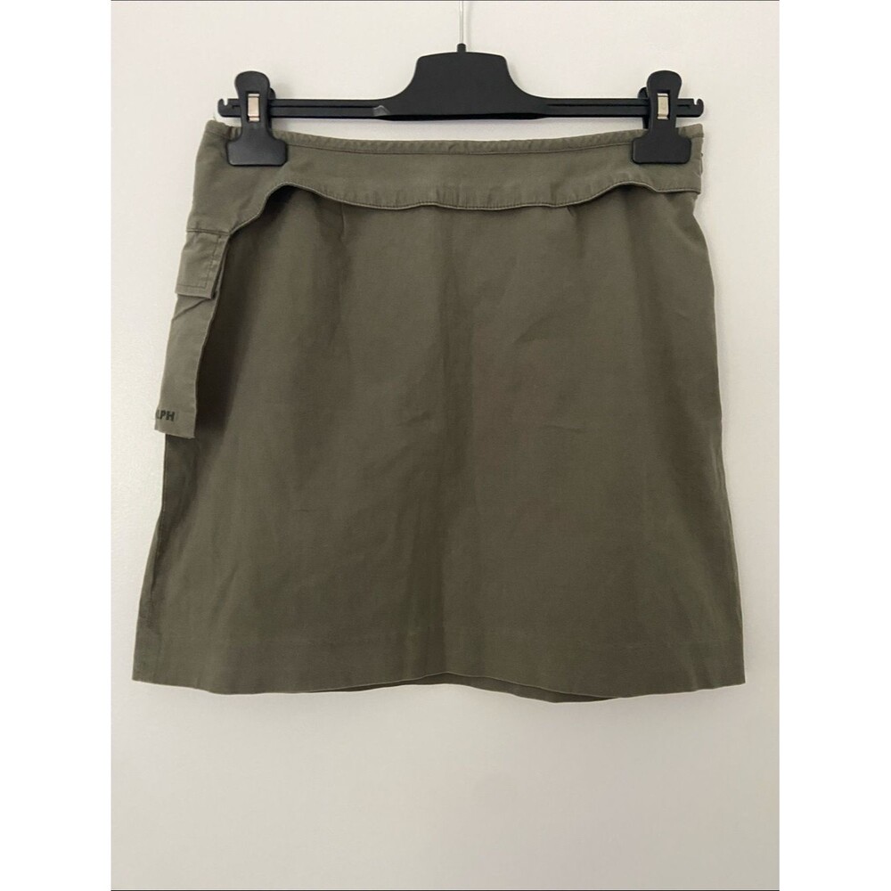 Ralph Lauren Vintage Olive Utility Pocket Mini Skirt